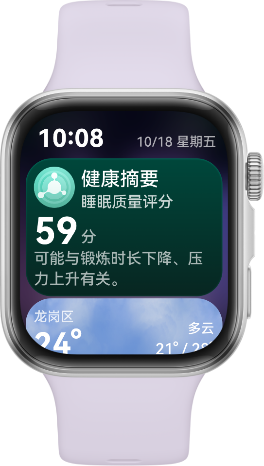 HUAWEI WATCH FIT 4 腕上健康摘要