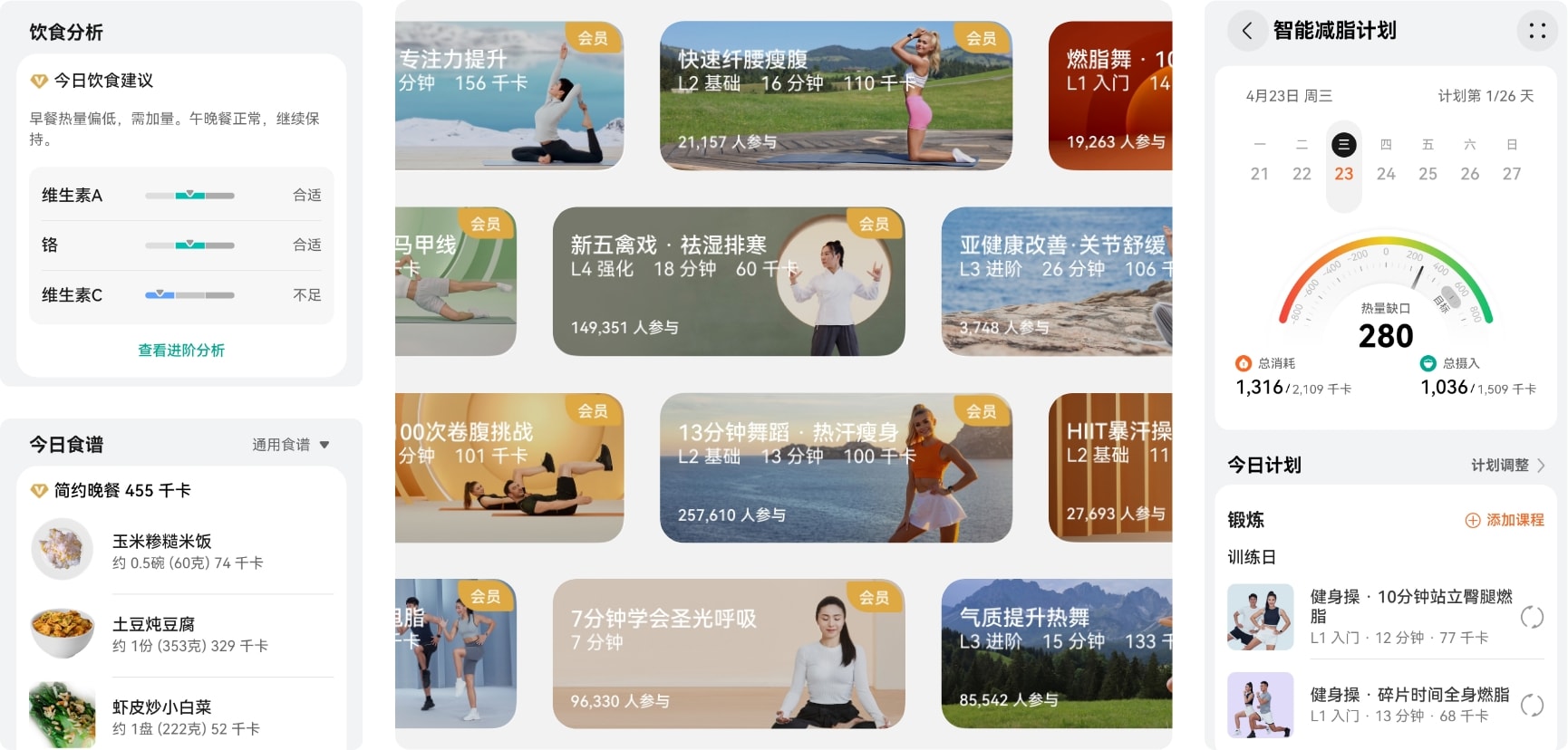 HUAWEI WATCH FIT 4 活力人生会员