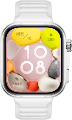 HUAWEI WATCH FIT 5 Pro 多色组合，展示了手表丰富表盘