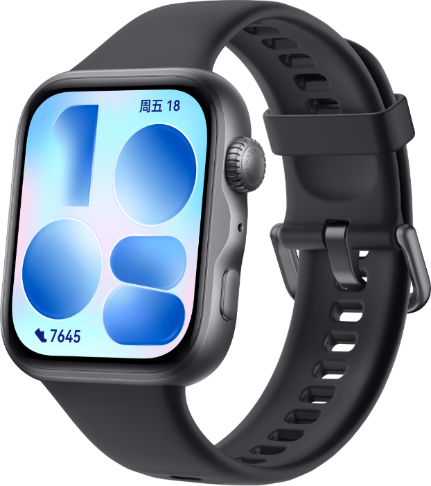 HUAWEI WATCH FIT 5 多款组合，展示韵律黑配色 