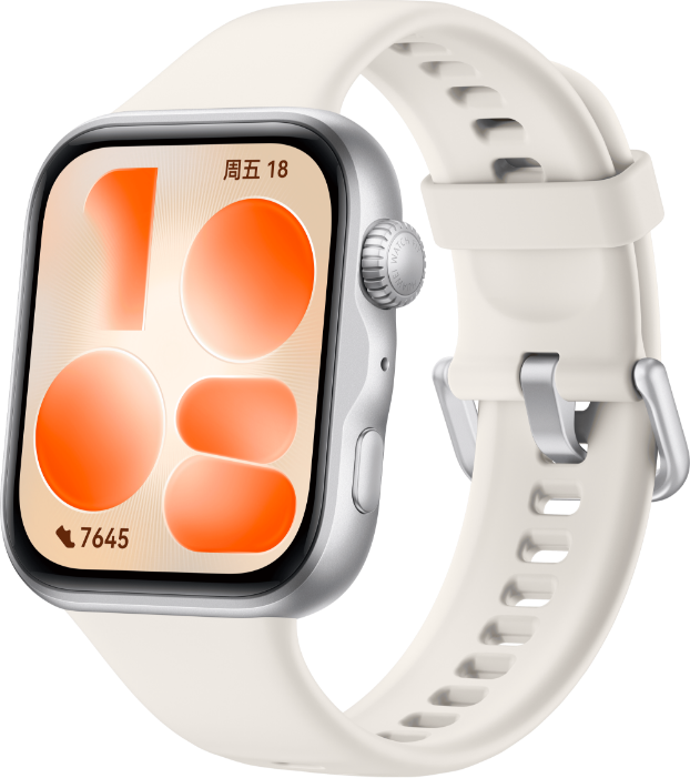 HUAWEI WATCH FIT 5 多款组合，展示悦动白配色 
