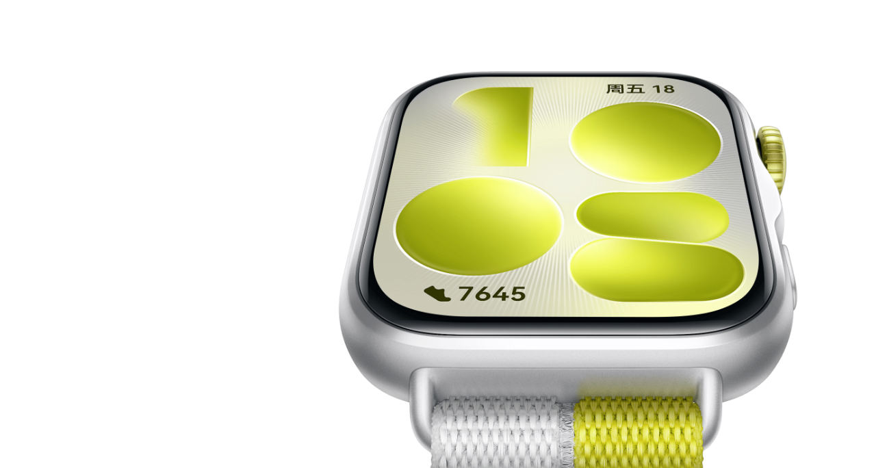 光织银 HUAWEI WATCH FIT 5 超清屏幕展示