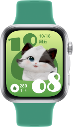 HUAWEI WATCH FIT 5 多色组合，展示了手表丰富表盘