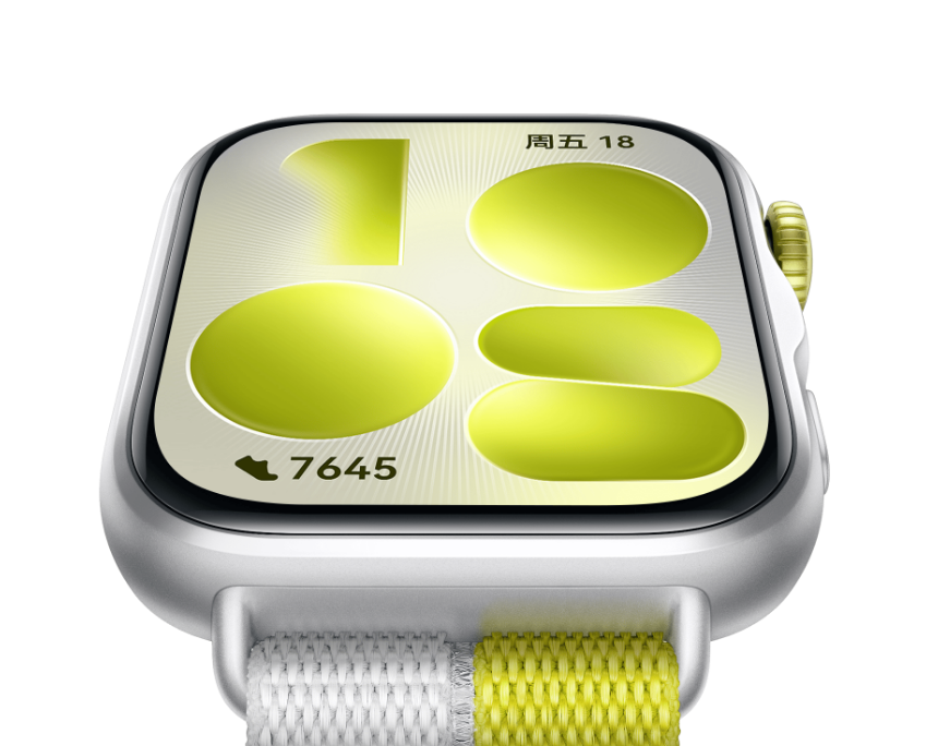 光织银 HUAWEI WATCH FIT 5 超清屏幕展示
