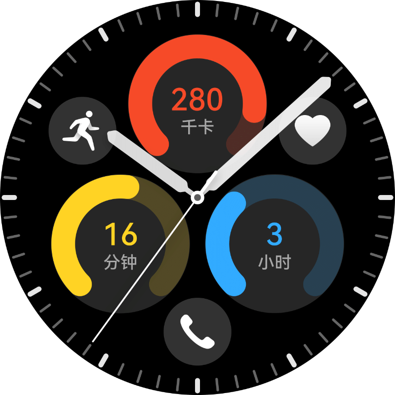 展示了HUAWEI WATCH GT 5 Pro 表盘视频,展示全新系列表盘，主题多样