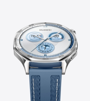 HUAWEI WATCH GT 5 46mm型号的表圈细节图，展示了表圈切面