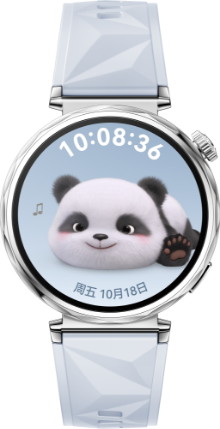 HUAWEI WATCH GT 5 41mm的型号,展示了马鞍棕，湖光青，冰晶蓝，珍珠白，魅影黑的手表配色