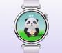 HUAWEI WATCH GT 6 显示图，展示了情绪健康 app 的萌宠陪伴呼吸训练功能