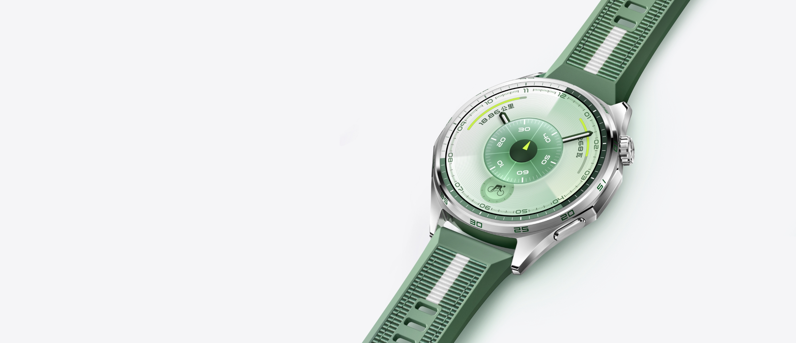 HUAWEI WATCH GT 6 46 mm 正面图，展示了 21 天强续航