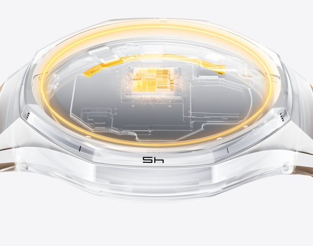 HUAWEI WATCH GT 6 效果图，展示了华为向日葵定位系统