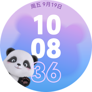 HUAWEI WATCH GT 6 显示图，展示了情绪健康 app 的萌宠动画