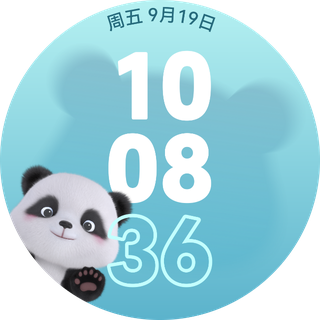 HUAWEI WATCH GT 6 显示图，展示了情绪健康 app 的萌宠动画