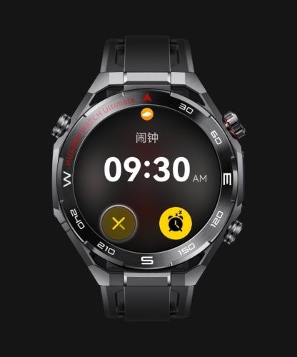 展示了 HUAWEI WATCH Ultimate 2 支持手势控制电话、拍照、视频切换等