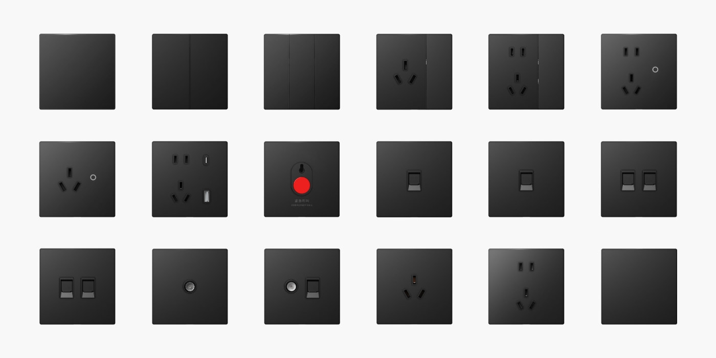 华为全屋智能面板颜色