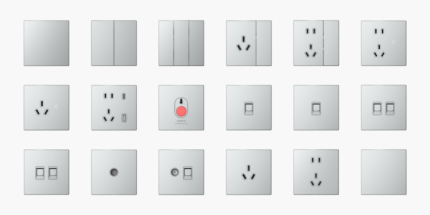 华为全屋智能面板颜色