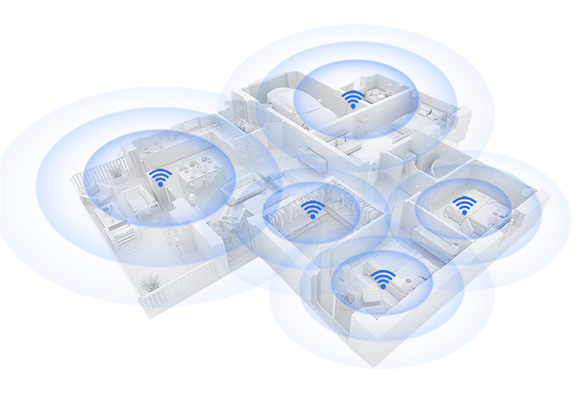 华为鸿蒙智家前装方案WiFi无死角覆盖