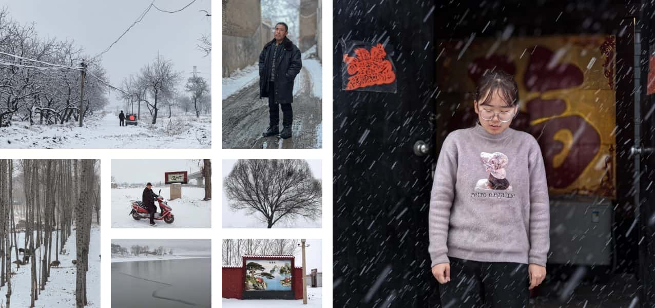 穿过故乡的雪野