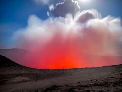 月光下的地球心脏