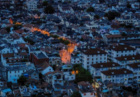 Blue Hour Neighbourhood