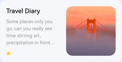 HarmonyOS 3 service widget