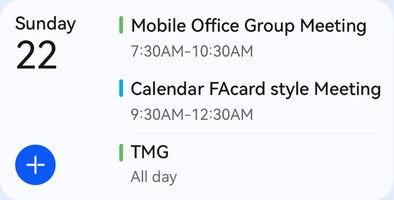HarmonyOS 3 service widget
