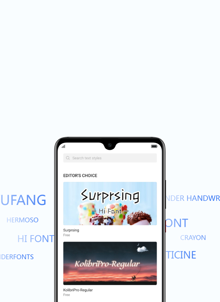 HUAWEI Theme Text