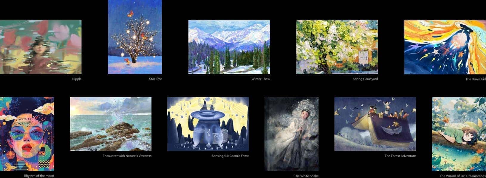 GoPaint paintings