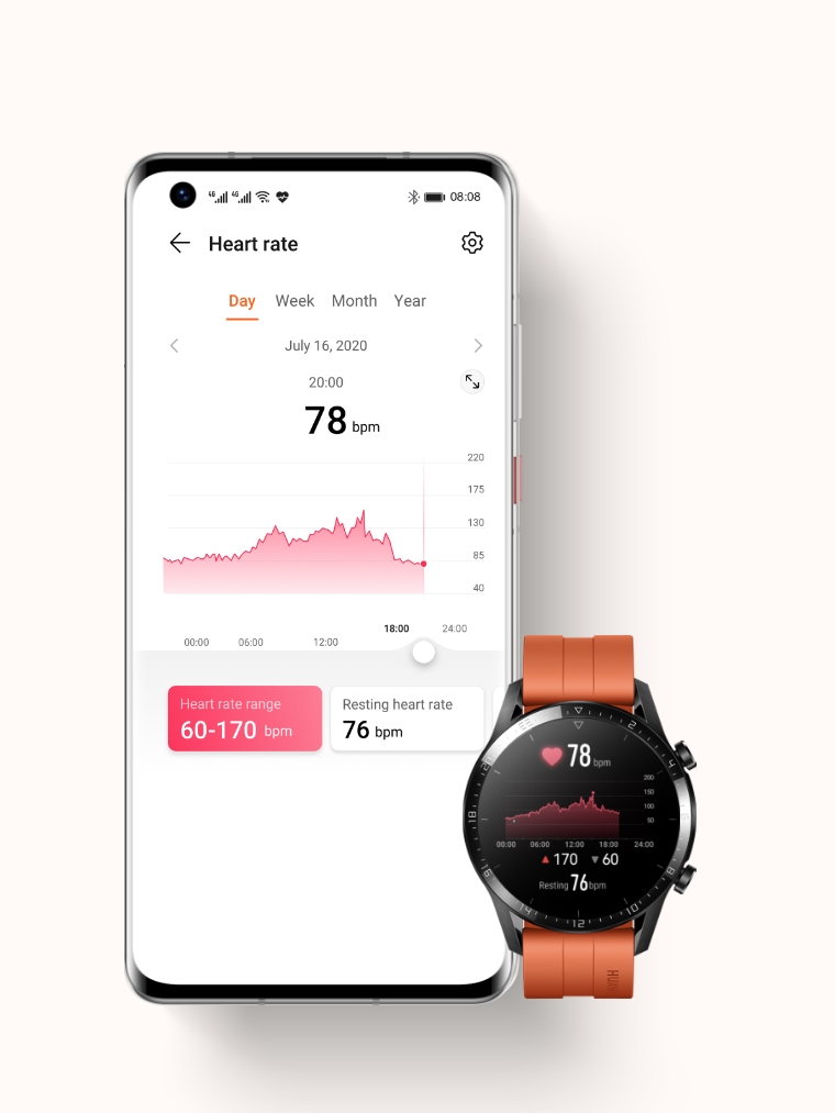 Huawei store heart rate