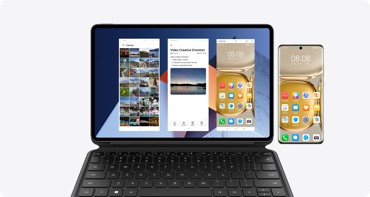 HUAWEI MateBook E-device-connection