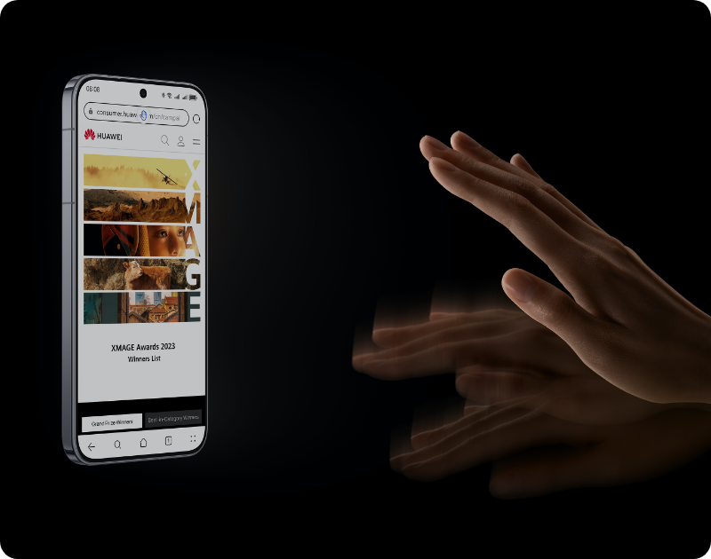 HUAWEI Pura 70 AI air gesture