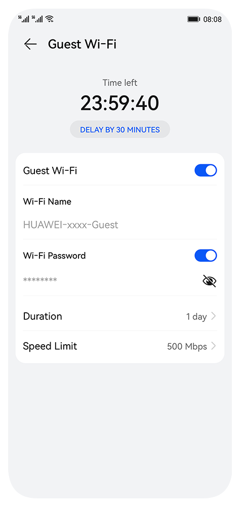 HUAWEI WiFi Mesh 7 Manage Wi-Fi