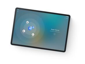 HUAWEI MatePad 11.5's interface, showing the super divice feature.