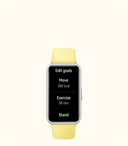 huawei band 9 exercise goal