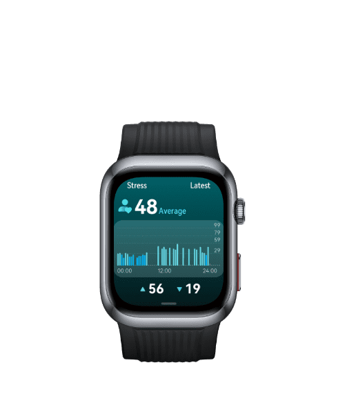 HUAWEI WATCH D2's interface,showing the pressure monitoring feature