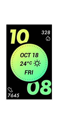 huawei watch fit new-colorful watch face