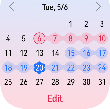 HUAWEI WATCH FIT 4 Pro Menstrual Cycle Tracking