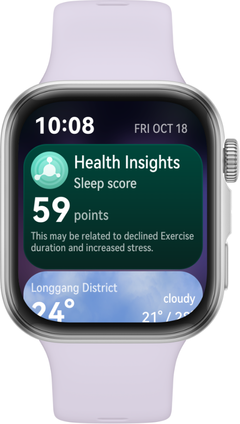 HUAWEI WATCH FIT 4 Wrist-based Health Insights