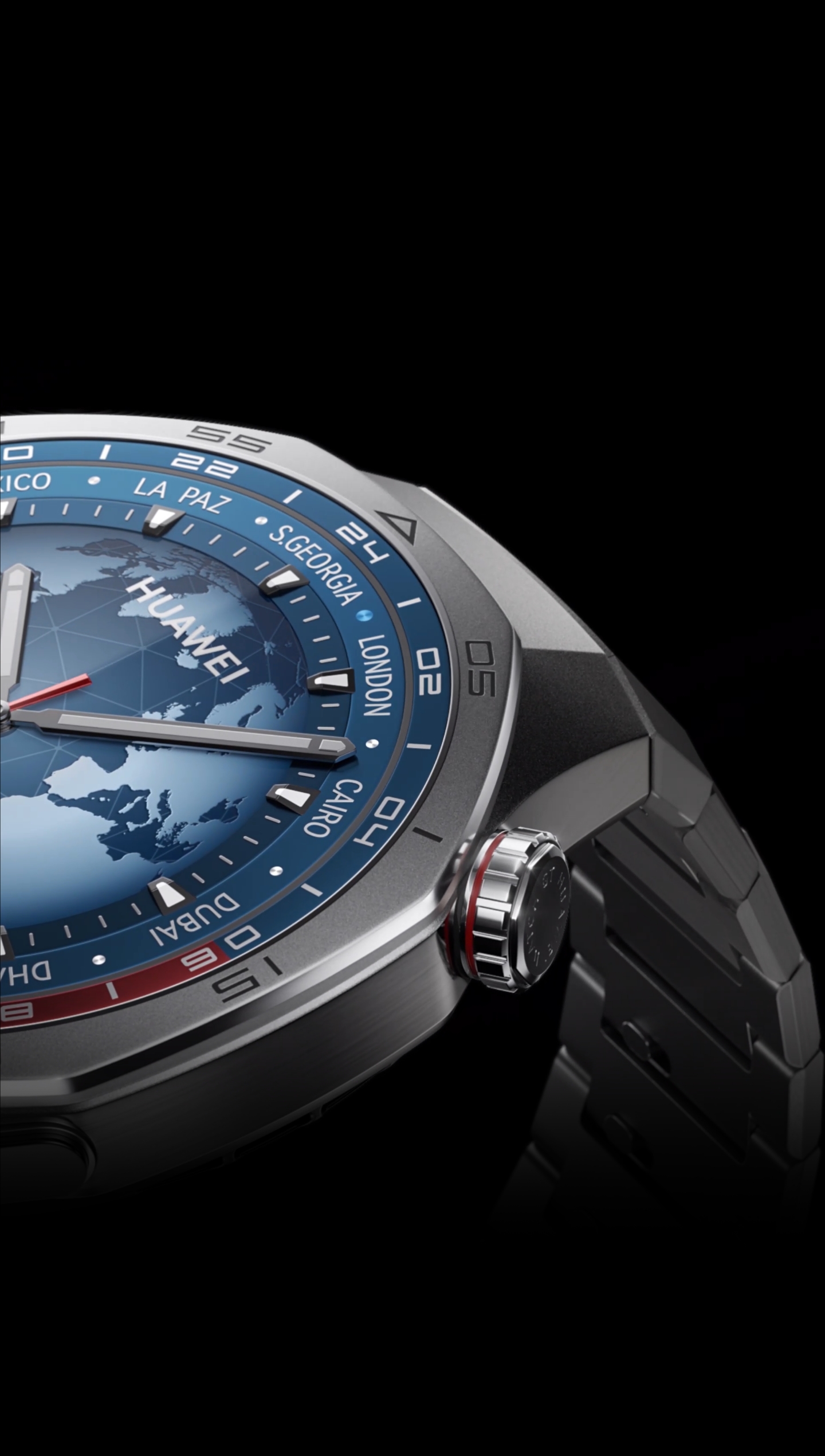 HUAWEI WATCH GT 5 Pro 46mm classic edition images,with titanium alloy body and strap