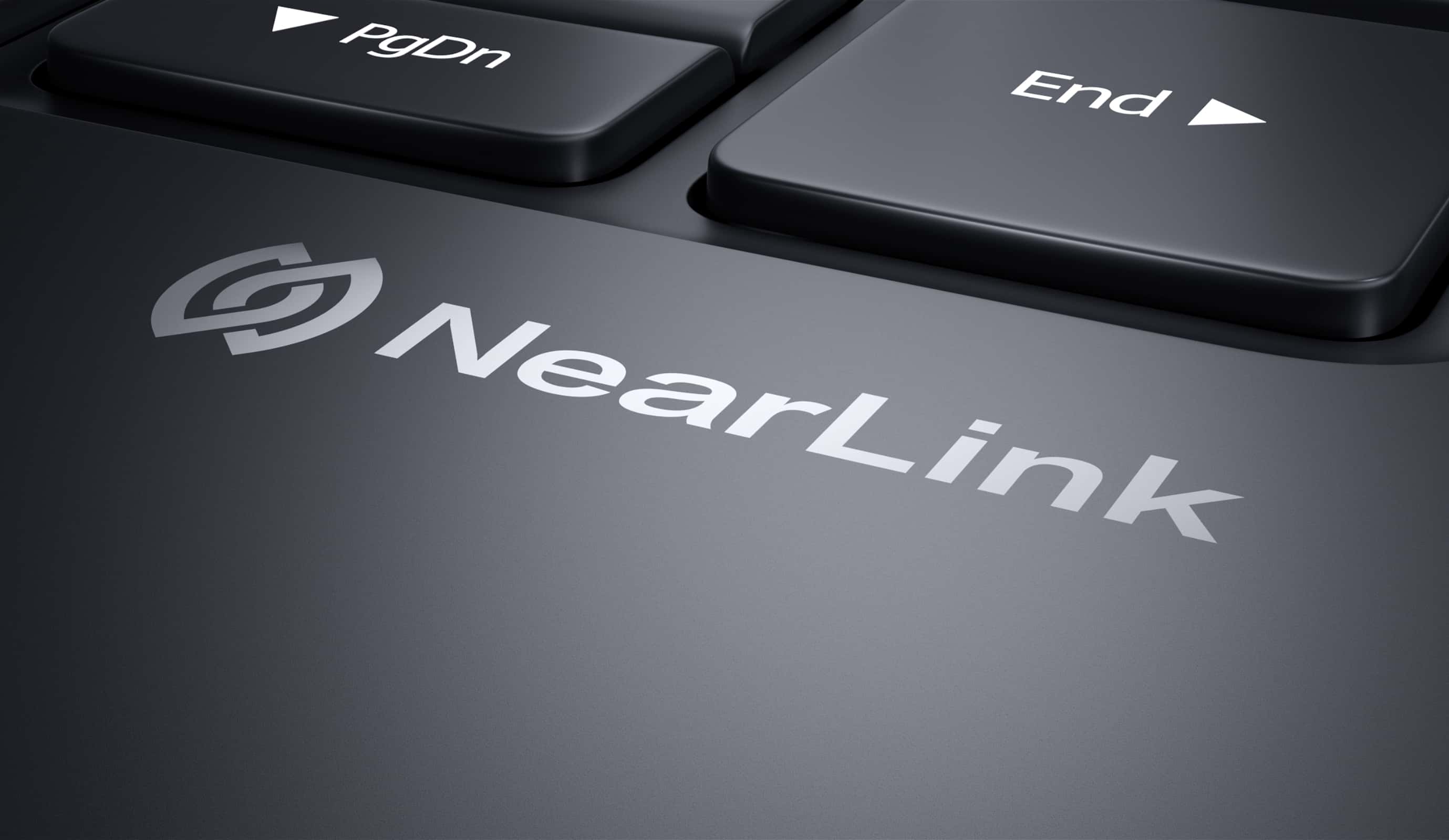 A close-up of Nearlink logo of HUAWEI Glide Keyboard (Compatible with HUAWEI MatePad Pro 12.2-inch)
