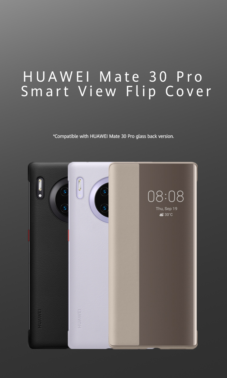 HUAWEI Mate 30 Pro Smart View Flip Cover - HUAWEI UAE