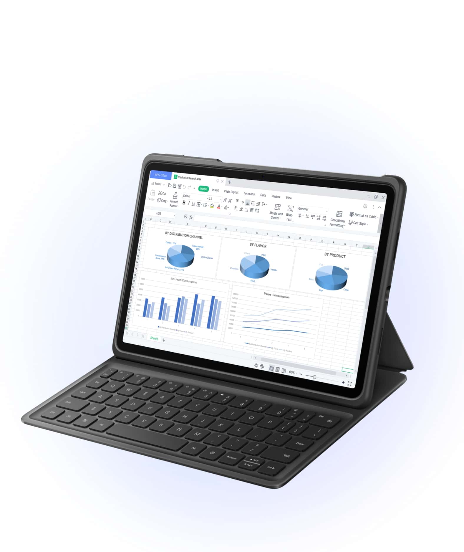 HUAWEI Smart Keyboard (Compatible with HUAWEI MatePad 11-inch 2023) detachable design