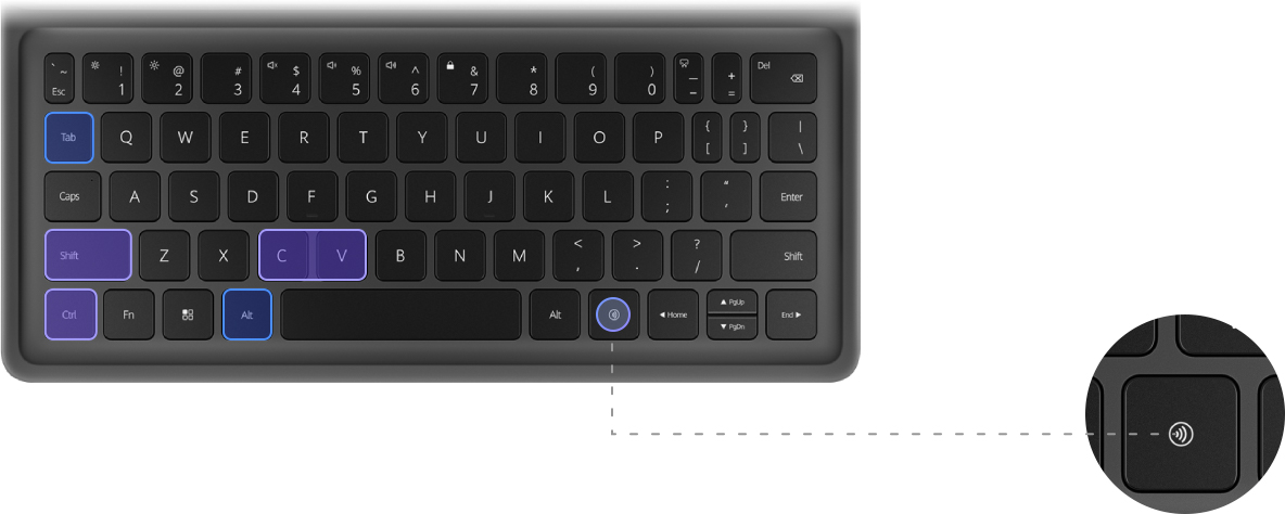HUAWEI Smart Keyboard (Compatible with HUAWEI MatePad 11.5-inch 