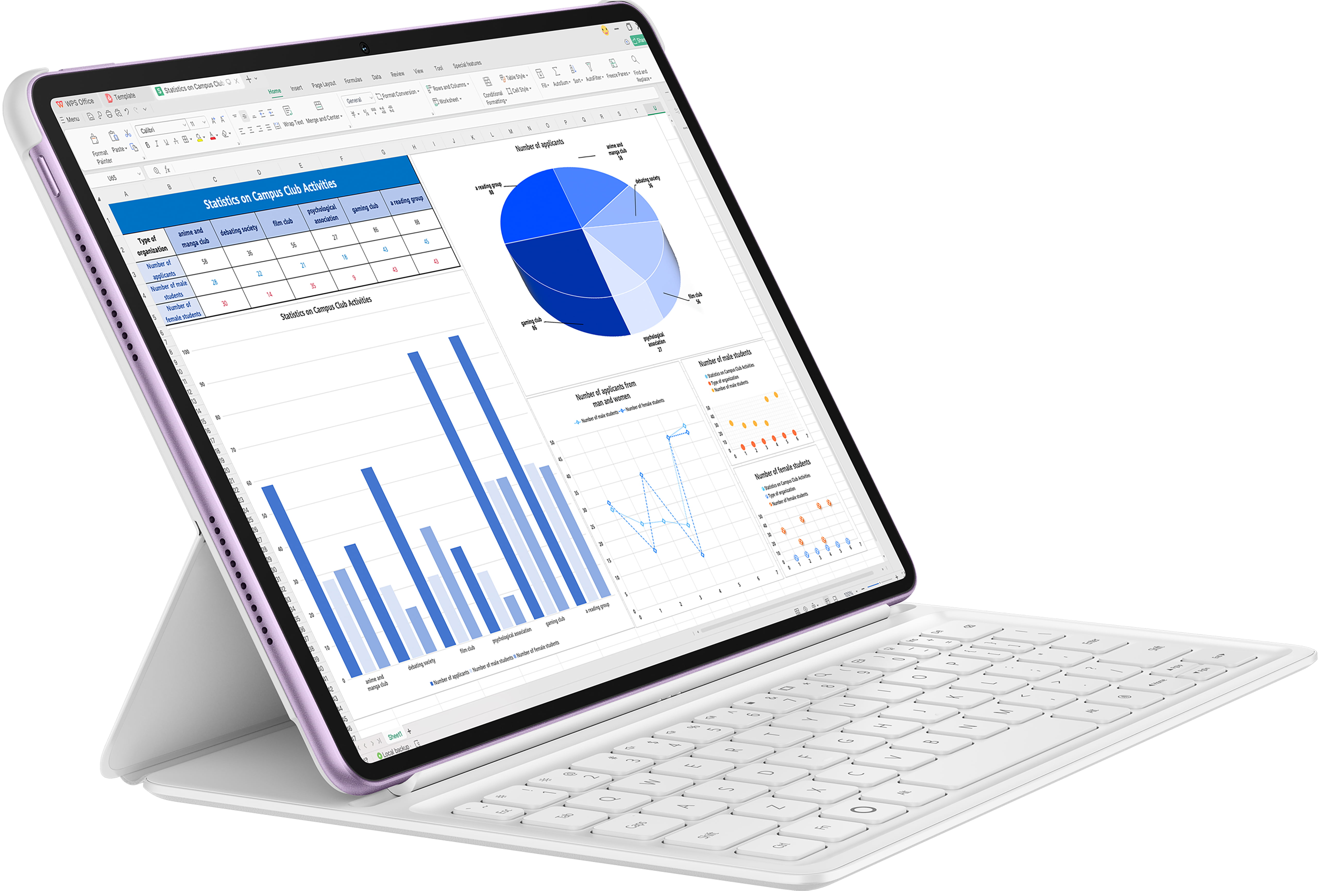HUAWEI Smart Keyboard (Compatible with HUAWEI MatePad 11.5