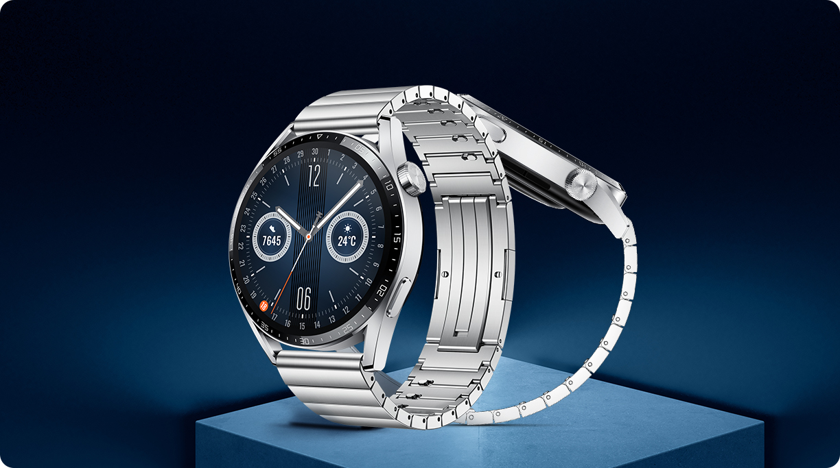  FitTurn Metal Watch Band Compatible with Huawei Watch 4 Pro/GT  Runner/GT4 46mm/GT3 46mm/GT2 46mm Wrist Strap Compatible with Huawei Watch  3/Watch 3 Pro Bands for Huawei Watch GT2 Pro/GT3 Pro Bracelet 