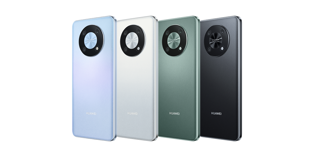 Celular Huawei Nova Y90, Color Azul Cristal, 6GB RAM, 128GB ROM