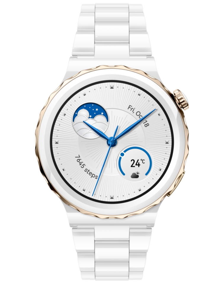 HUAWEI WATCH GT 3 Pro 43mm White Ceramic Strap