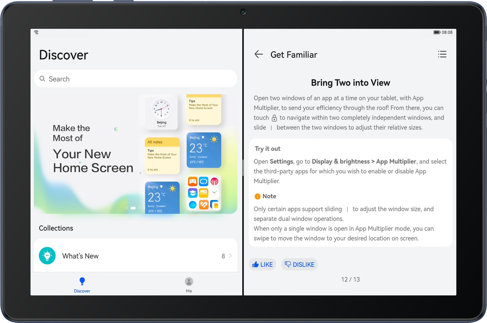 HUAWEI Matepad C3 App Multiplier