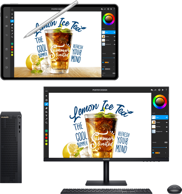 HUAWEI MateStation B520-tablet-collaboration