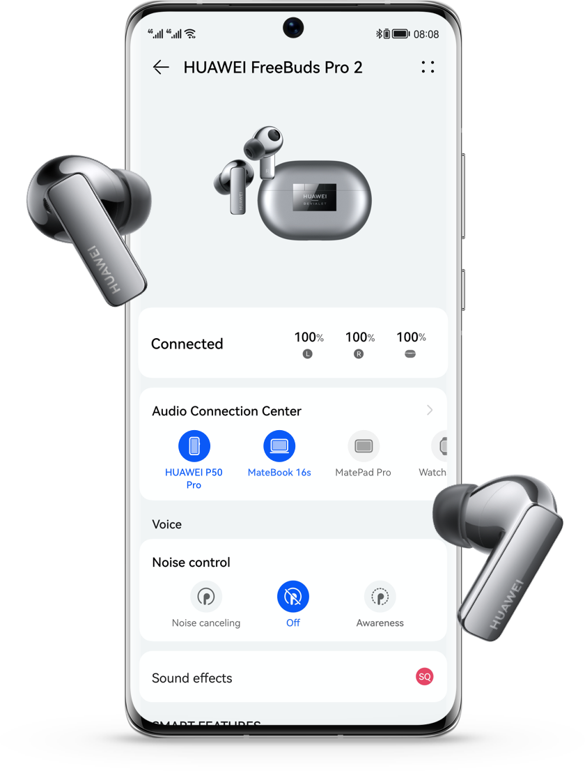 Huawei FreeBuds Pro 2 Blanco - Kit manos libres y auriculares