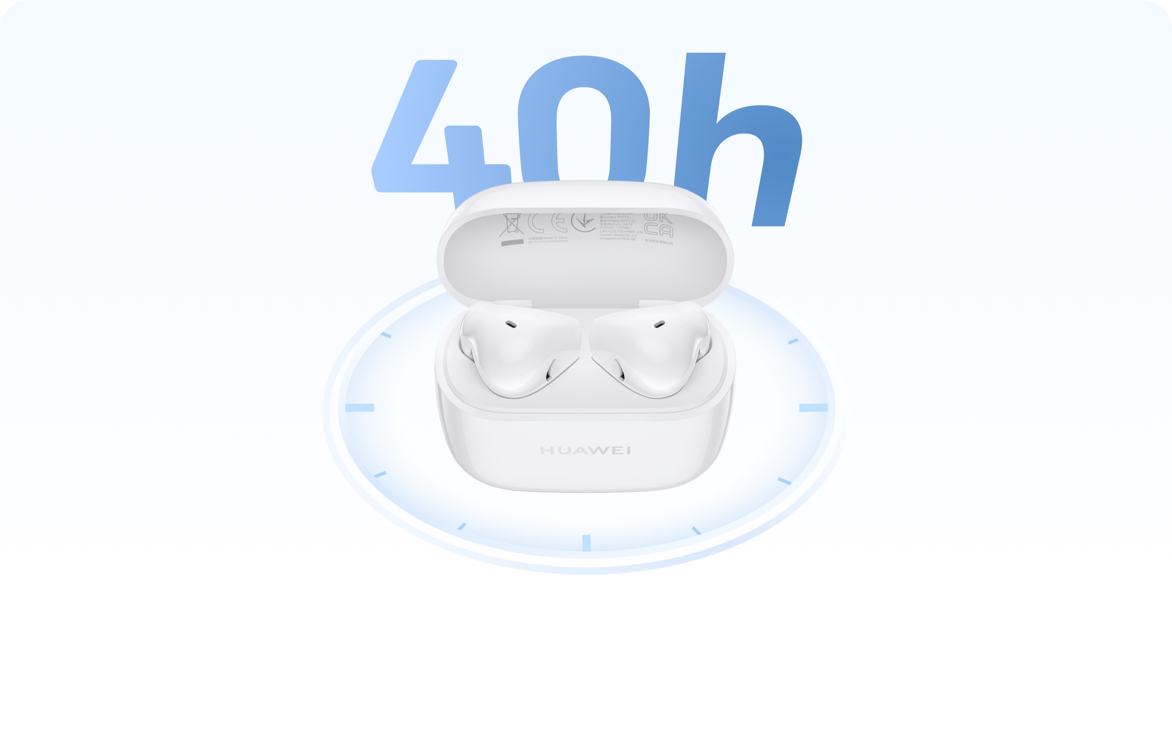 HUAWEI FreeBuds SE 2 Wireless Earbuds - 40Hour Battery Life Earphones -  Bluetooth in-Ear Headphones with IP54 Dust and Splash Resistant - Compact